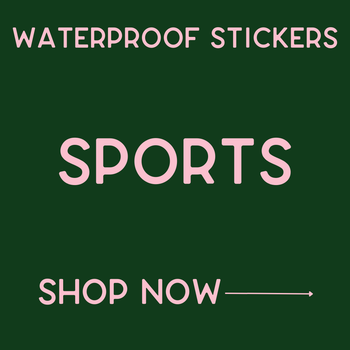 Waterproof Stickers - Sports