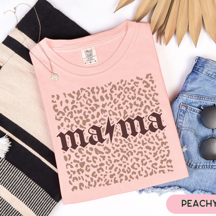 Comfort Colors Tee | Leopard Mom [m017]