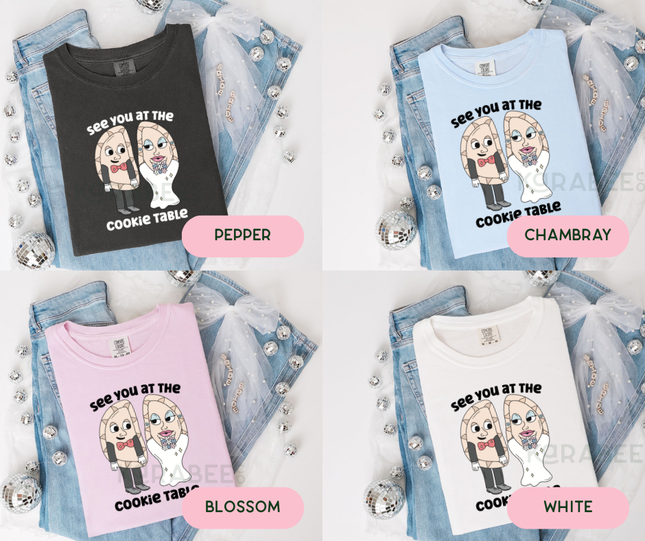 Comfort Colors Tee | Pittsburgh Wedding | Bride/Groom | See You at the Cookie Table