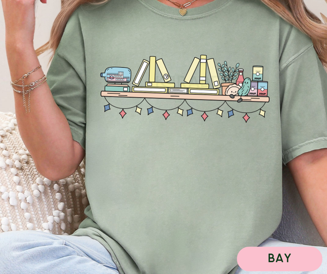 Comfort Colors Tee | Pittsburgh Book Shelf