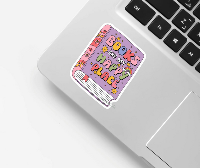STICKER | Books Are My Happy Place | BOOKS00052