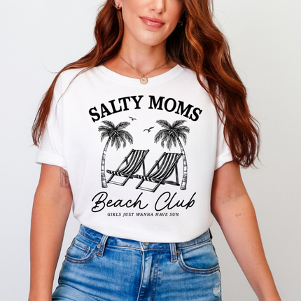Comfort Colors Tee | Salty Moms Beach Club [r021]