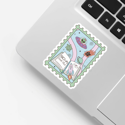 STICKER | Sci-Fi Books Stamp | BOOKS00099