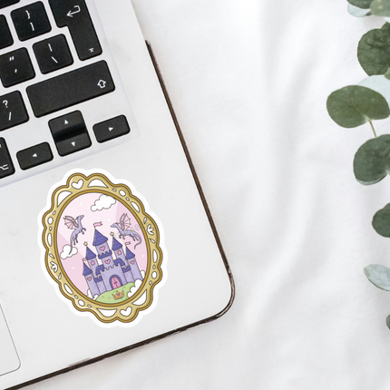 STICKER | Fantasy Books Frame | BOOKS00086
