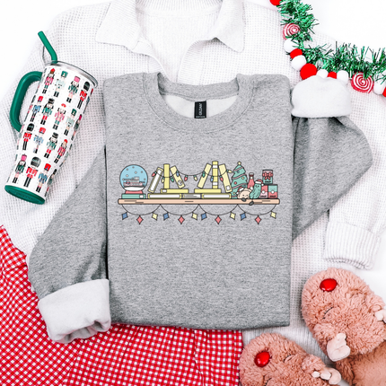 Holiday Pittsburgh Bookshelf Crewneck | Made to Order