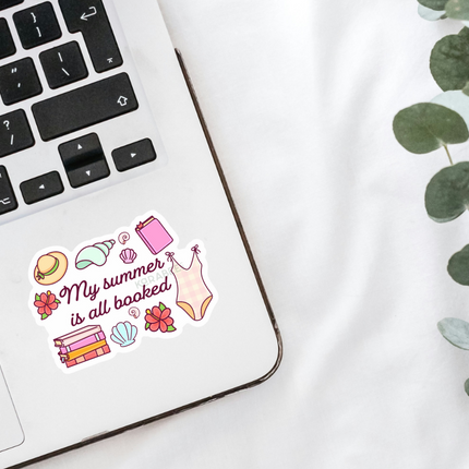 STICKER | My Summer is Booked | BOOKS00074