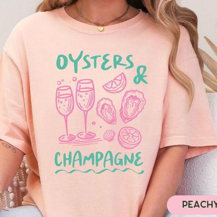 Comfort Colors Tee | Oysters and Champagne [r008]