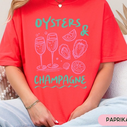 Comfort Colors Tee | Oysters and Champagne [r008]