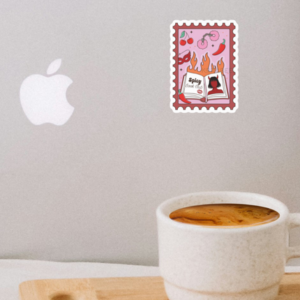 STICKER | Spicy Smut Books Stamp | BOOKS00100