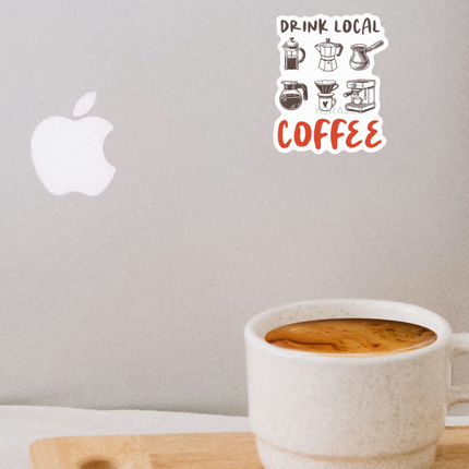 STICKER | Drink Local Coffee | KBC00000106