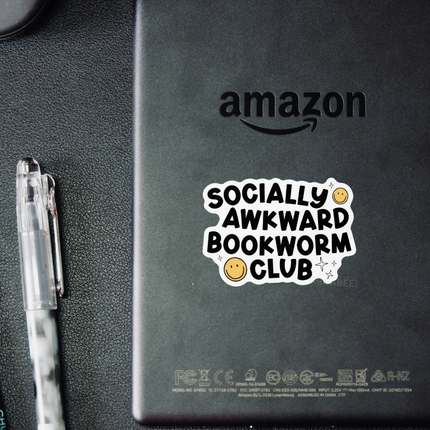 STICKER | Socially Awkward Bookworm Club | BOOKS00034
