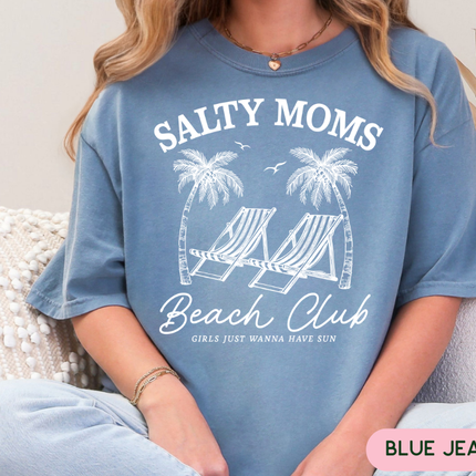 Comfort Colors Tee | Salty Moms Beach Club [r021]