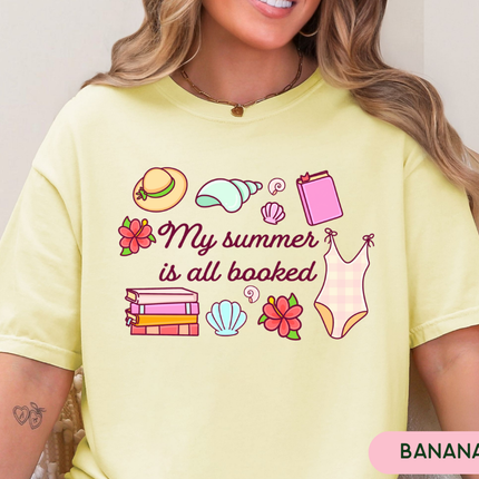 Comfort Colors Tee | My Summer is Booked | B053