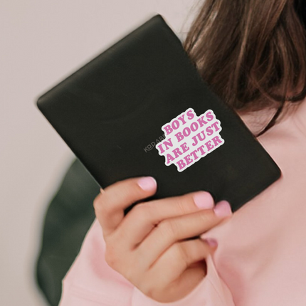 STICKER | Boys In Books Are Just Better | BOOKS00066