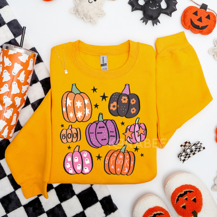 Gildan Crewneck | Cute Pumpkins [h009]
