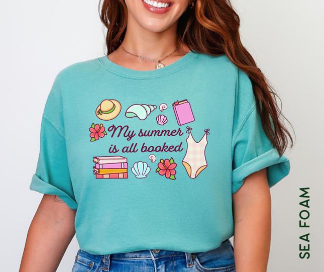 Ready to Ship | Comfort Colors Tee | My Summer is Booked | B053