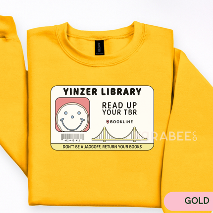 Gildan Crewneck | Yinzer Library Card