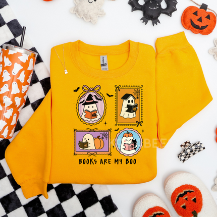 Gildan Crewneck | Books are my Boo [h004]
