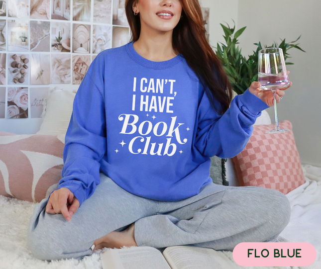 Comfort Colors Long Sleeve Tee | I Cant I Have Book Club