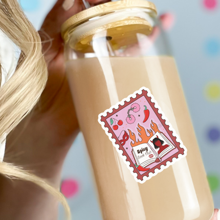 STICKER | Spicy Smut Books Stamp | BOOKS00100