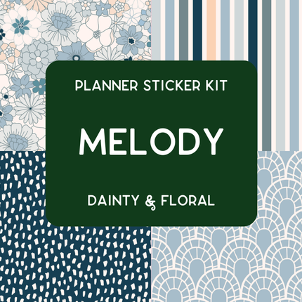 Amplify Planner Stickers | Weekly Kit | Melody