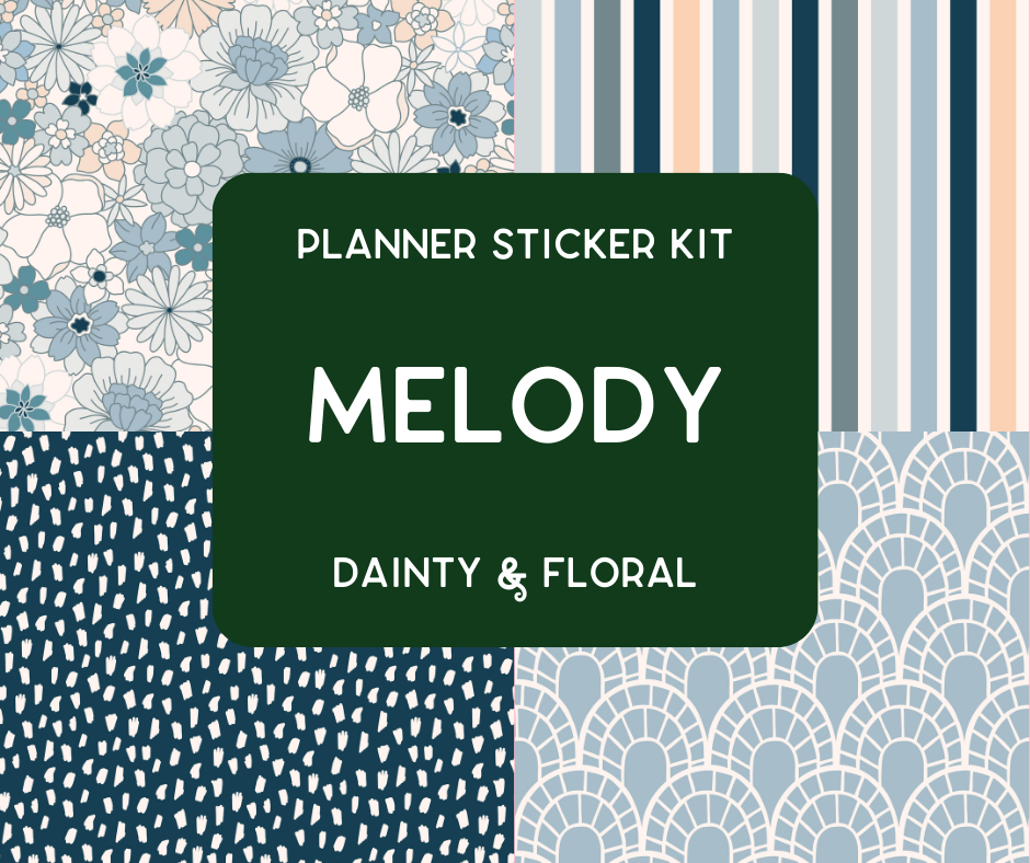 Amplify Planner Stickers | Weekly Kit | Melody