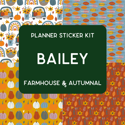 Amplify Planner Stickers | Weekly Kit | Bailey