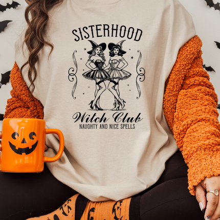 Comfort Colors Tee | Sisterhood Witches Club [408]