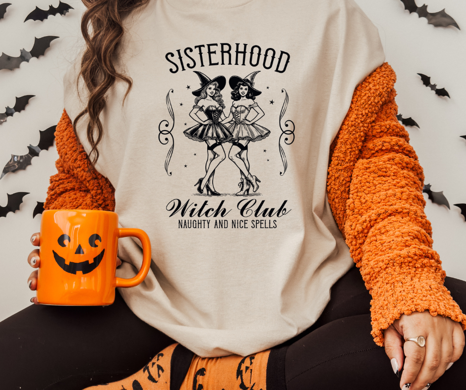 Comfort Colors Tee | Sisterhood Witches Club [408]