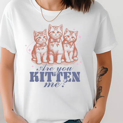 Comfort Colors Tee | Are You Kitten Me? Funny Cat [373]