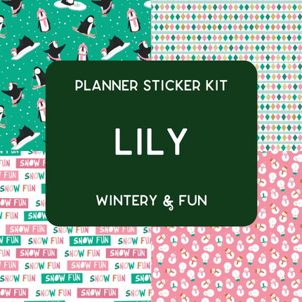 Amplify Planner Stickers | Weekly Kit | Lily