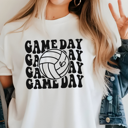 Comfort Colors Tee | Volleyball Game Day [623]