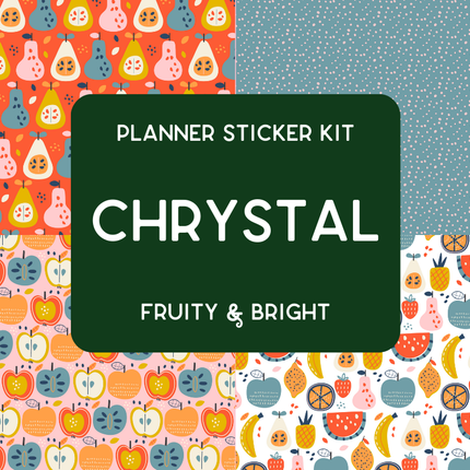 Amplify Planner Stickers | Weekly Kit | Chrystal