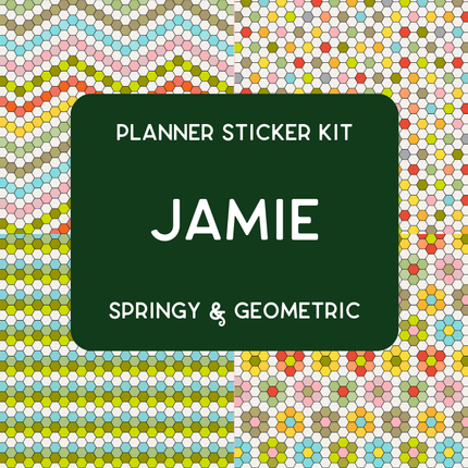 Amplify Planner Stickers | Weekly Kit | Jamie