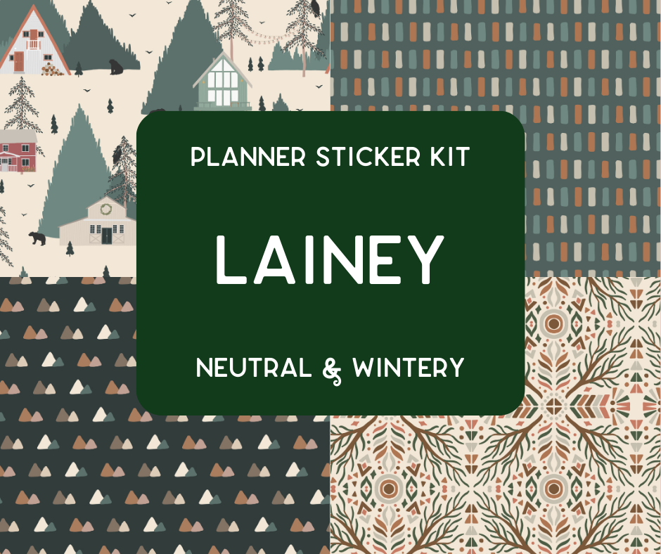 Amplify Planner Stickers | Weekly Kit | Lainey