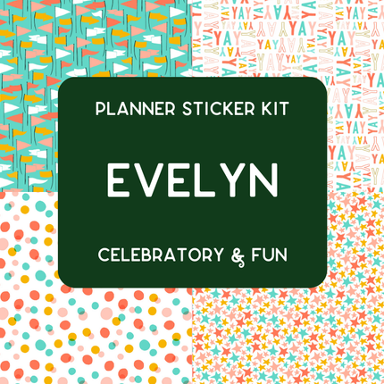 Amplify Planner Stickers | Weekly Kit | Evelyn