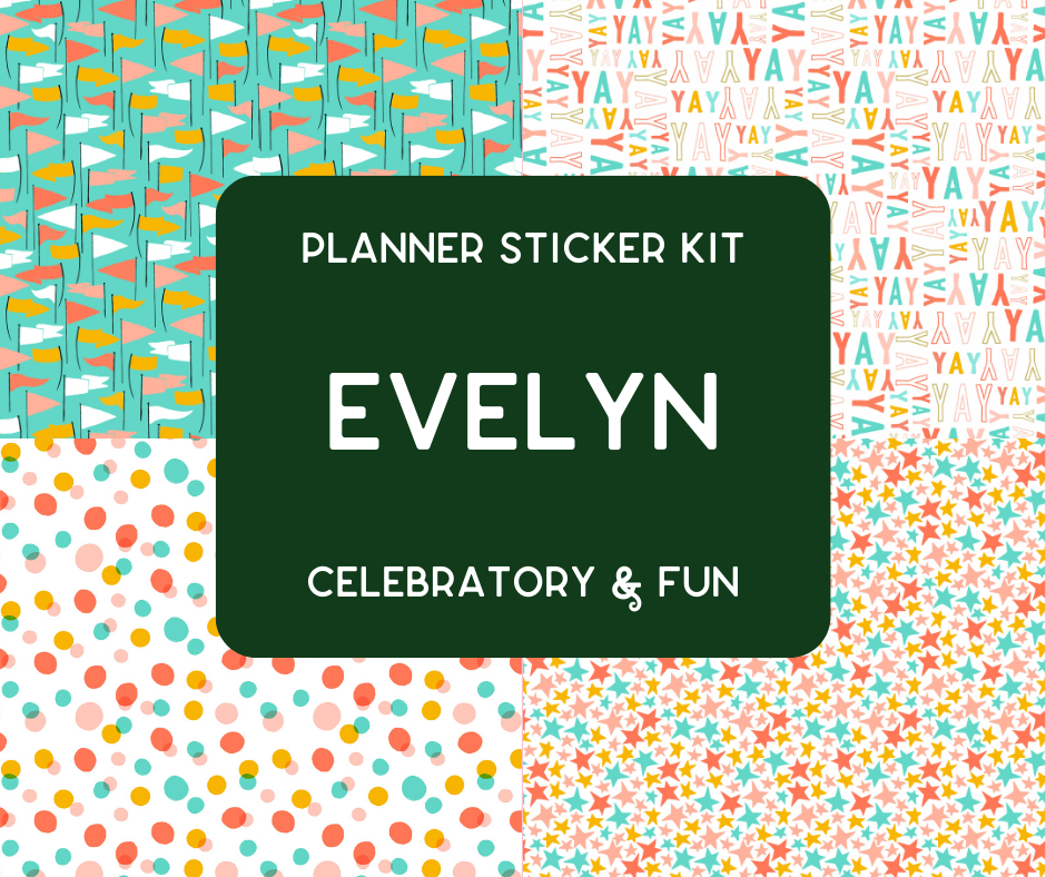 Amplify Planner Stickers | Weekly Kit | Evelyn