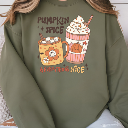 Gildan Crewneck | Pumpkin Spice and Everything Nice [466]