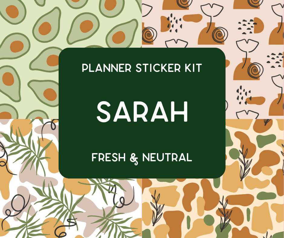 Amplify Planner Stickers | Weekly Kit | Sarah