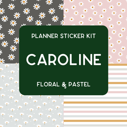 Amplify Planner Stickers | Weekly Kit | Caroline