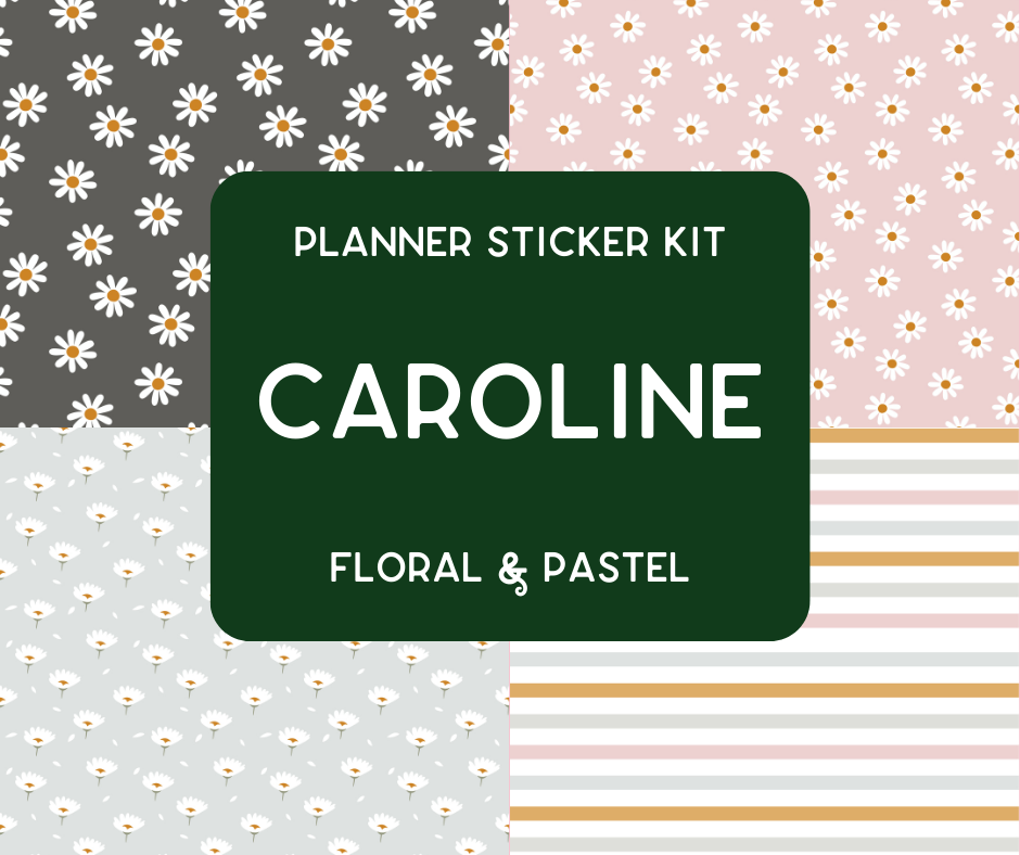 Amplify Planner Stickers | Weekly Kit | Caroline