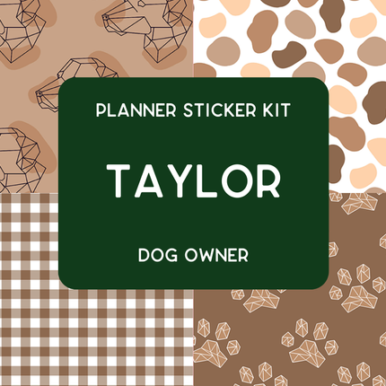 Amplify Planner Stickers | Weekly Kit | Taylor