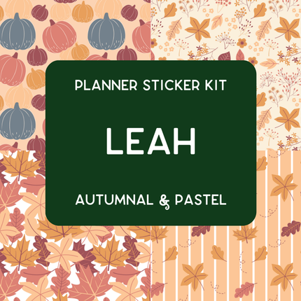 Amplify Planner Stickers | Weekly Kit | Leah