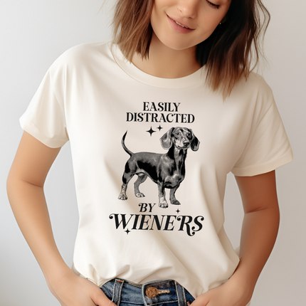 Comfort Colors Tee | Easily Distracted by Weiners [090]