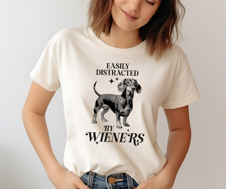 Comfort Colors Tee | Easily Distracted by Weiners [090]