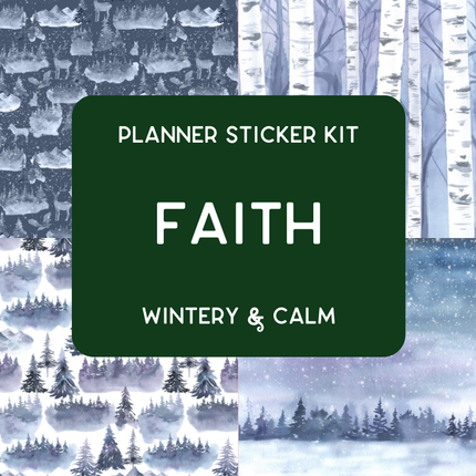 Amplify Planner Stickers | Weekly Kit | Faith