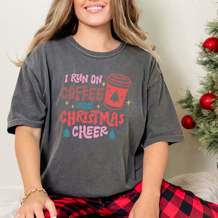 Comfort Colors Tee | Coffee & Christmas Cheer [515]