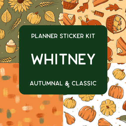 Amplify Planner Stickers | Weekly Kit | Whitney