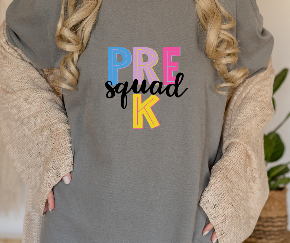 Comfort Colors Tee | Pre-K Squad [328]