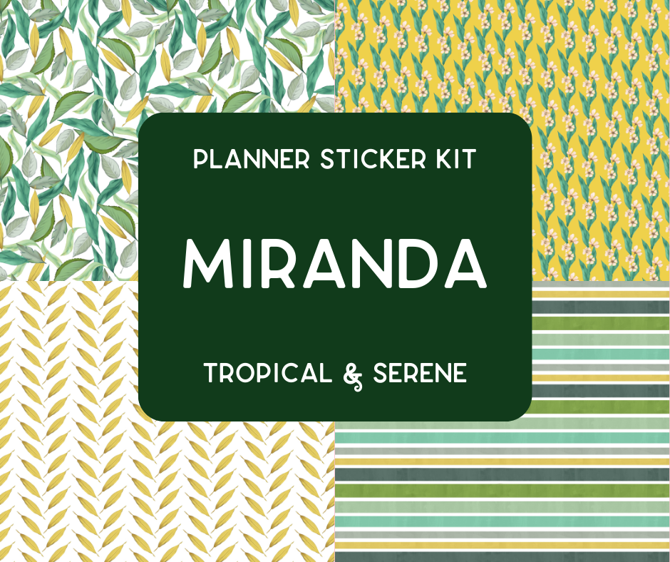 Amplify Planner Stickers | Weekly Kit | Miranda